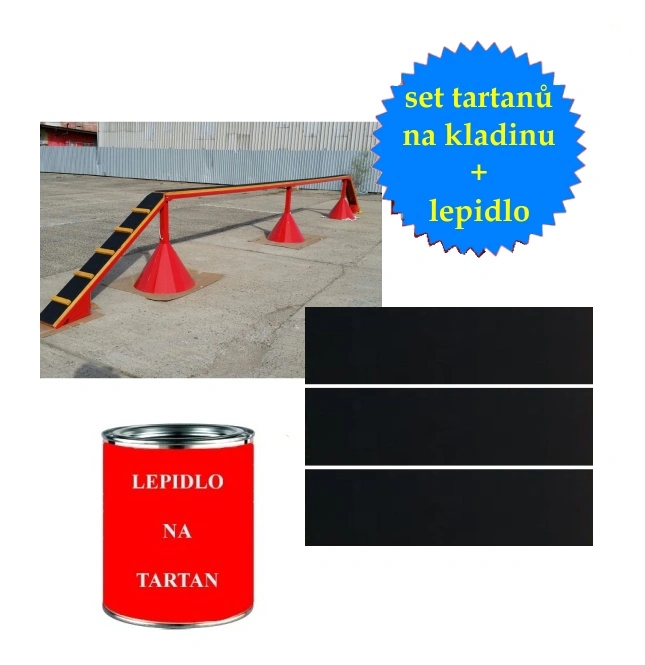 Tartan na kladinu s lepidlem 